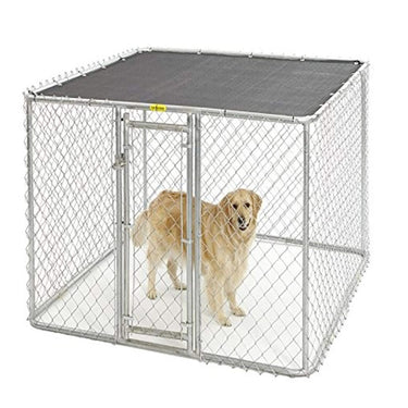 K9 Medium Steel Chain Link Portable Kennel